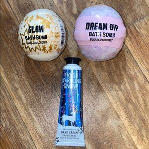 Victoria Secret Bath bombs & BBW Hand Cream